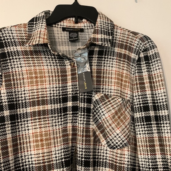 Robert Louis- Khaki Checkered Shirt - Picture 2 of 9